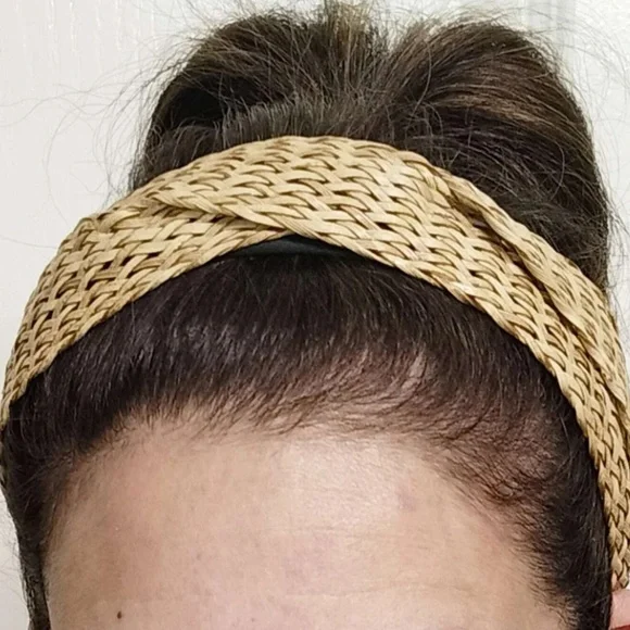Boho Braided Minimalist Headband - Picture 6 of 6